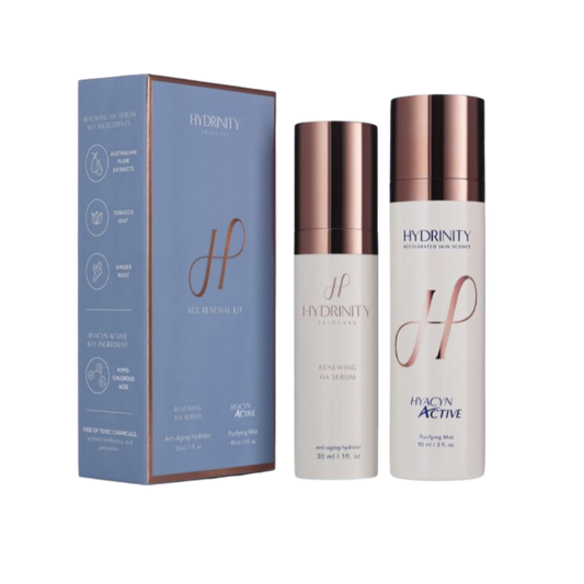 Age Renewal Kit: Renewing HA Serum & Hyacyn Active