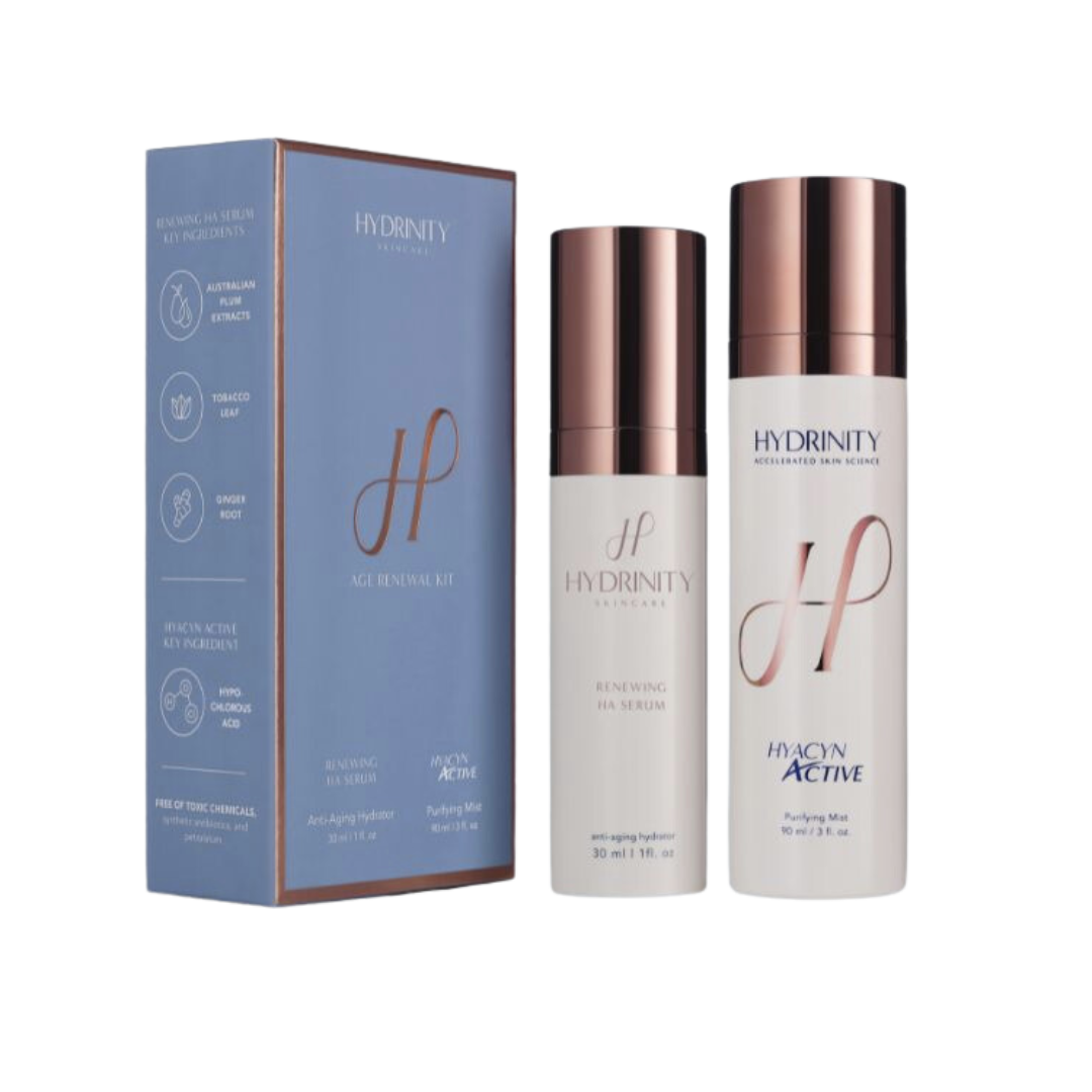 Age Renewal Kit: Renewing HA Serum & Hyacyn Active